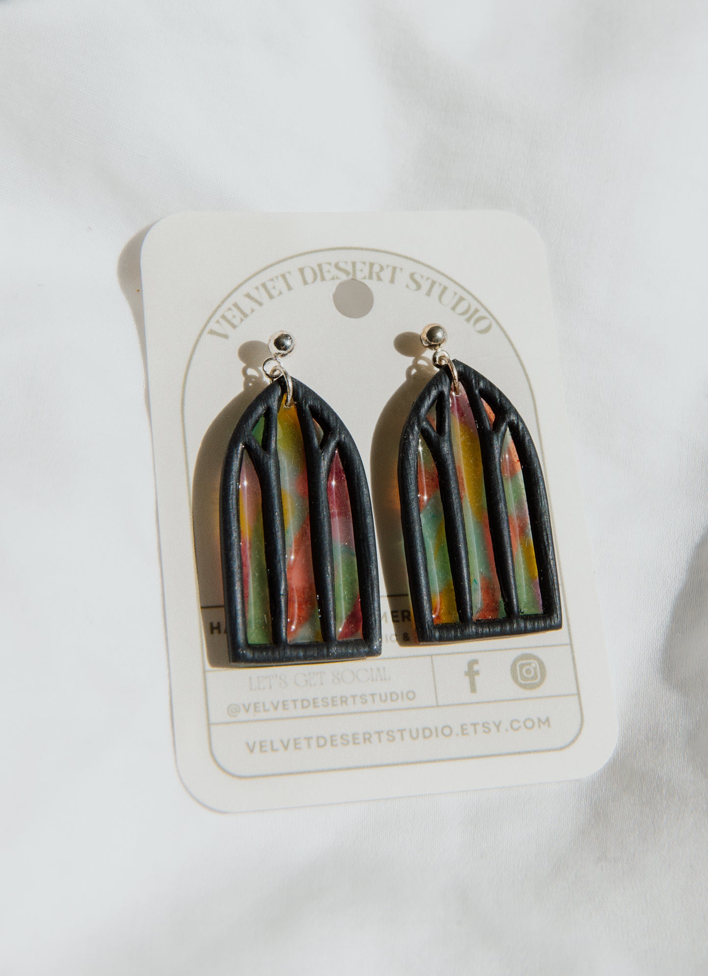 Stained Glass Cathedral Arches