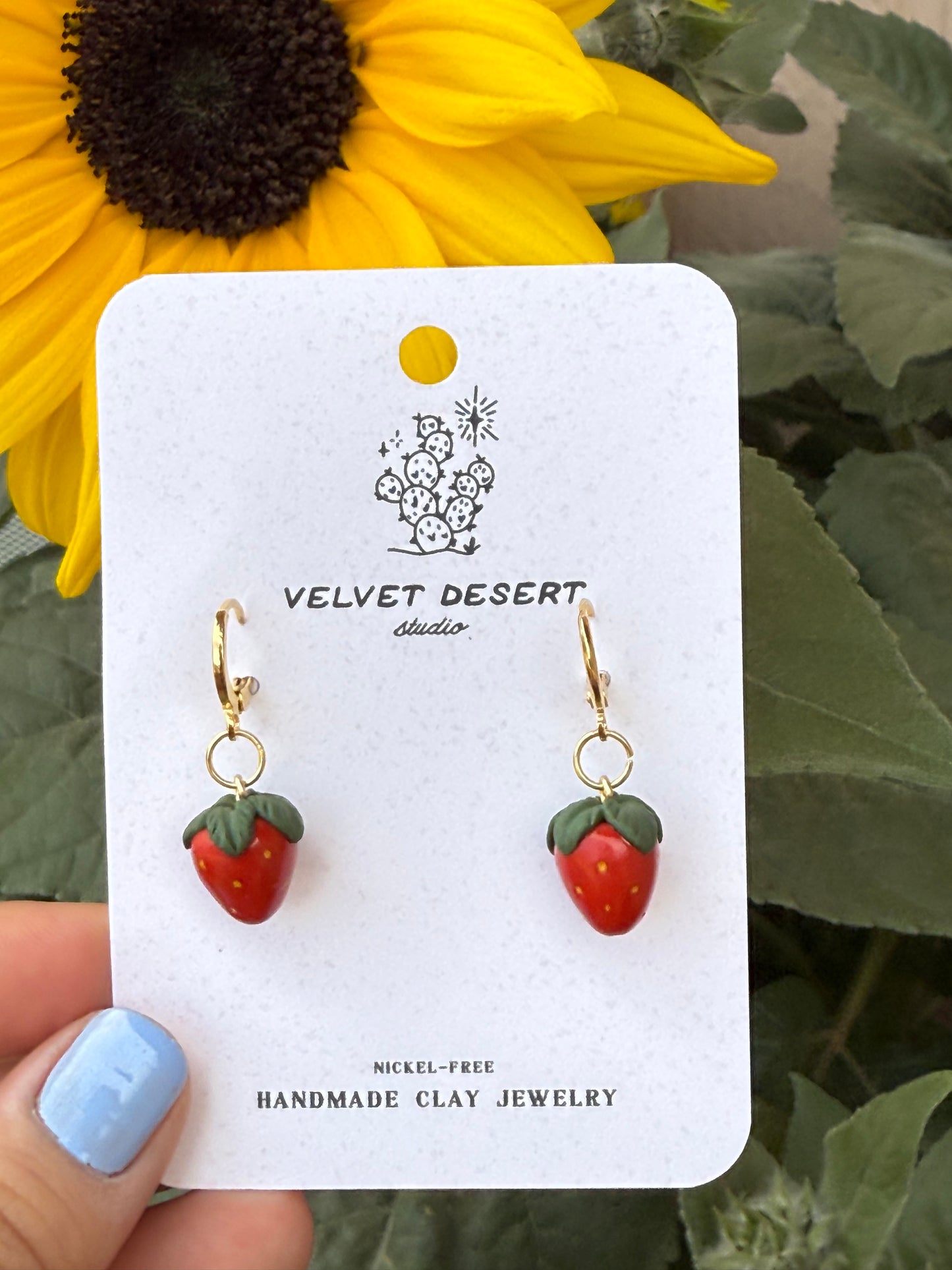 Strawberry Dangle Earrings