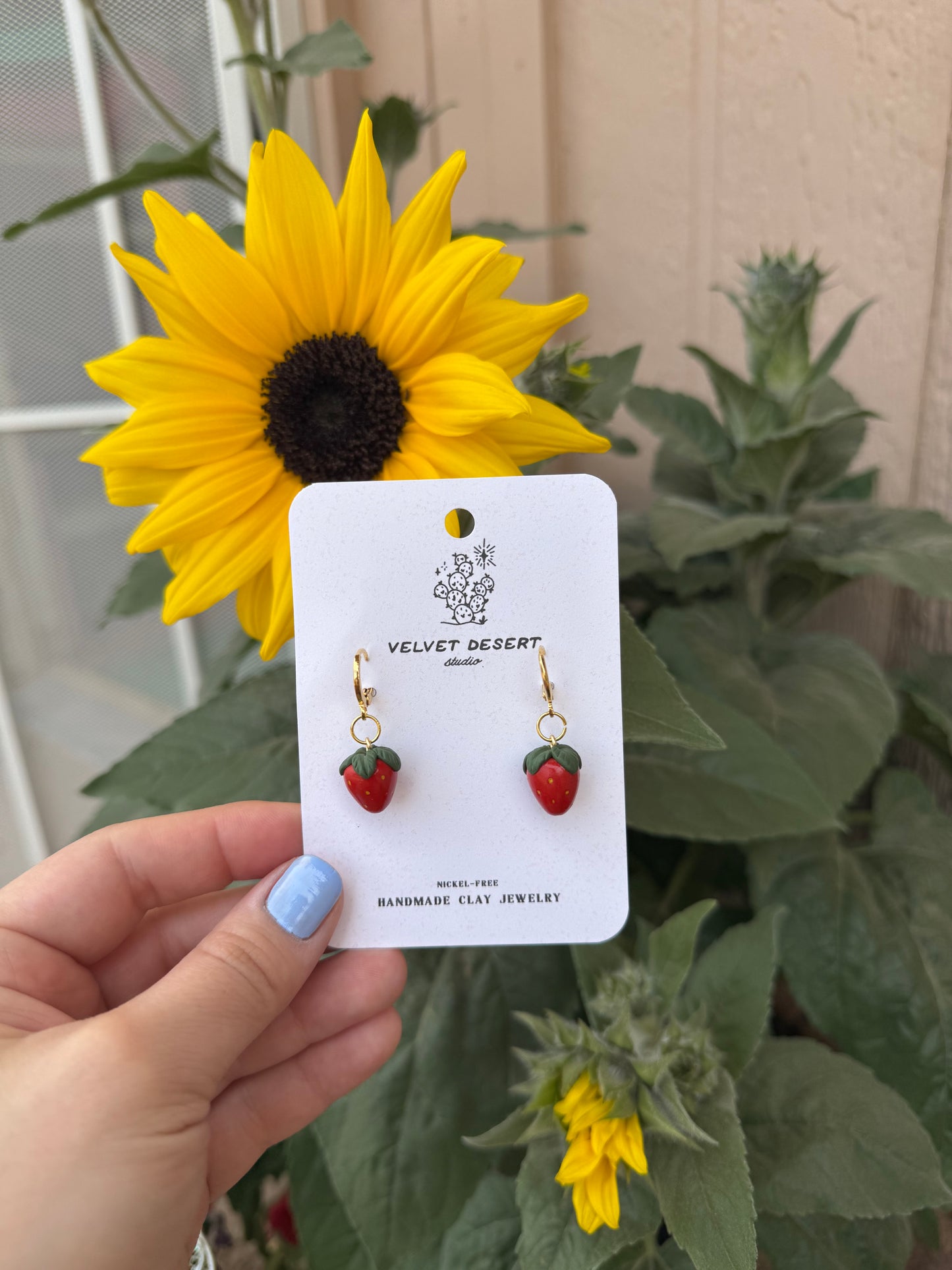 Strawberry Dangle Earrings