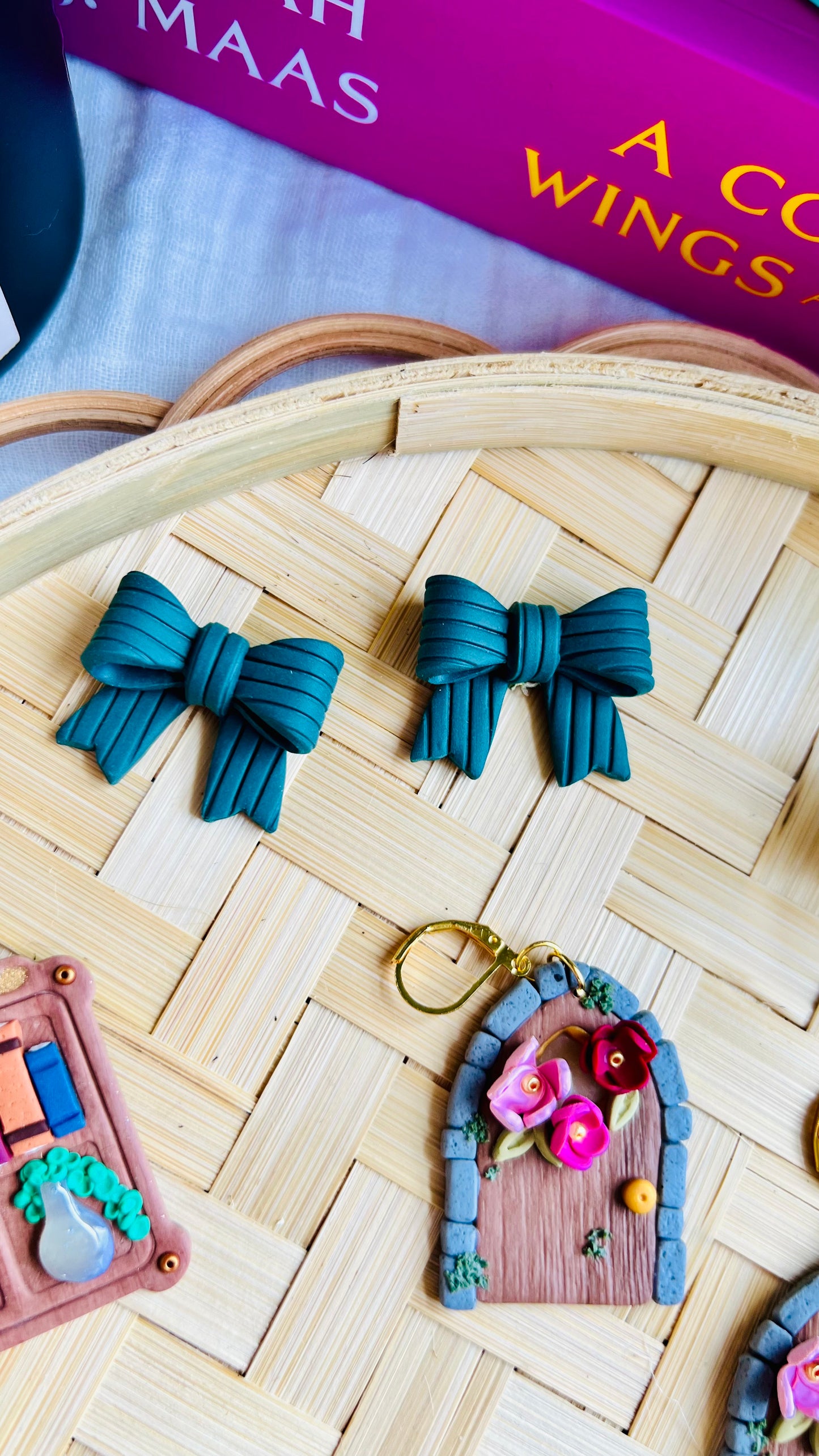 Oversized Bow Stud Earrings