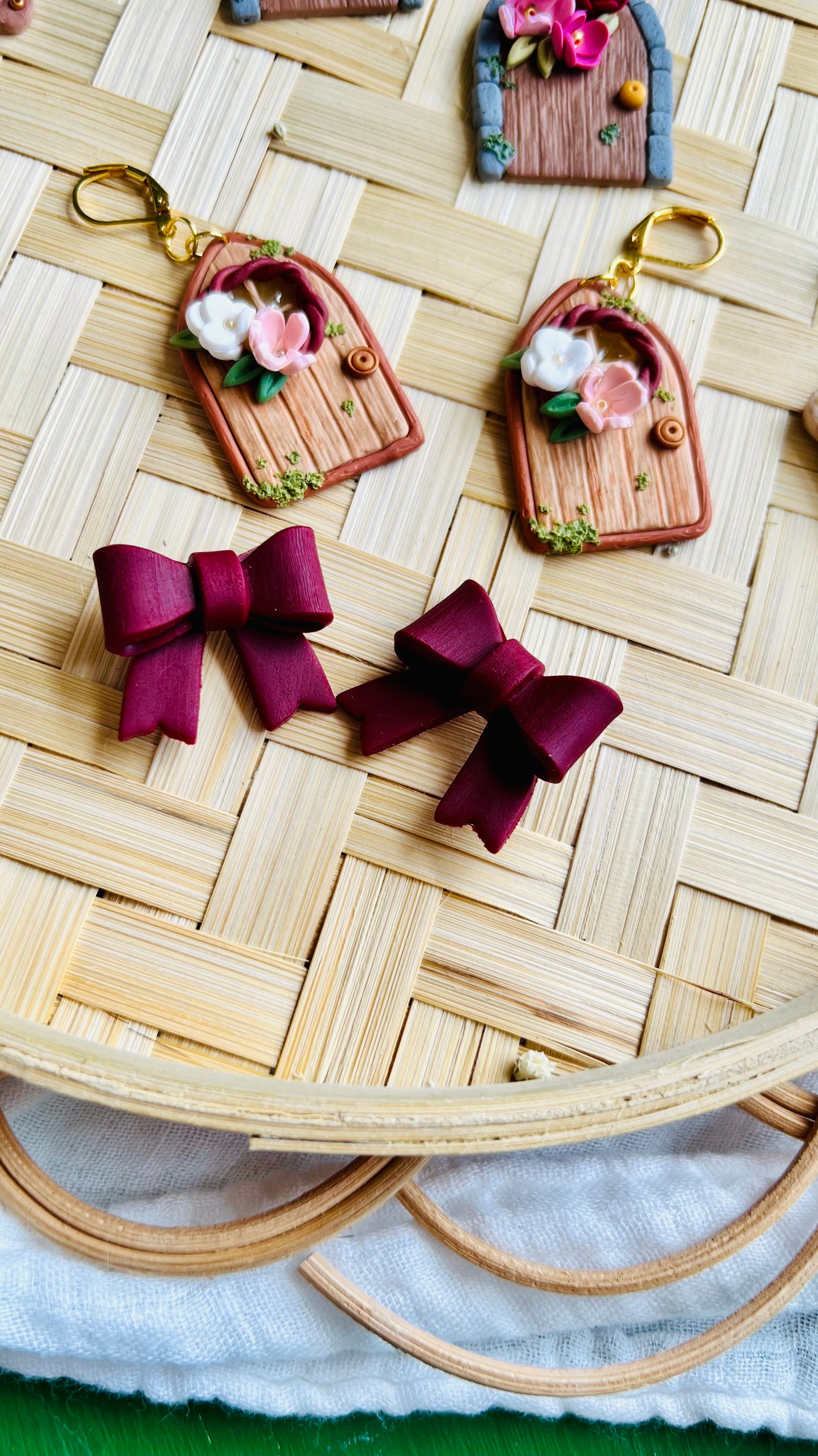 Oversized Bow Stud Earrings