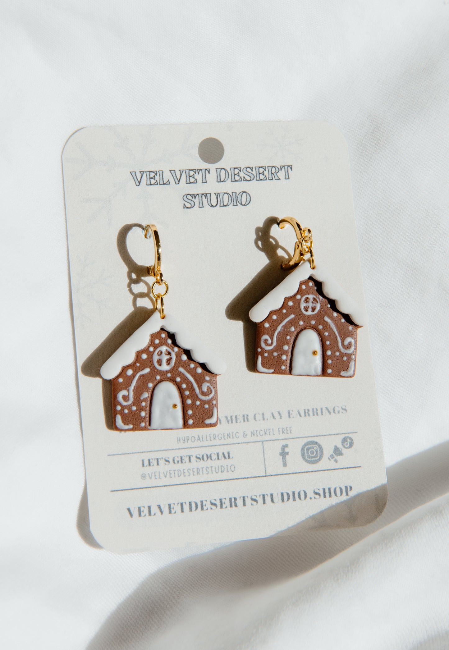 Gingerbread Cottage Dangles