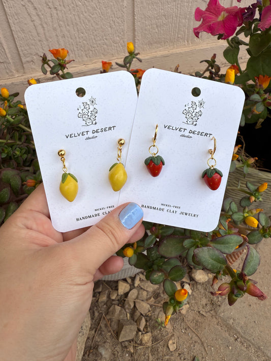 Strawberry Dangle Earrings