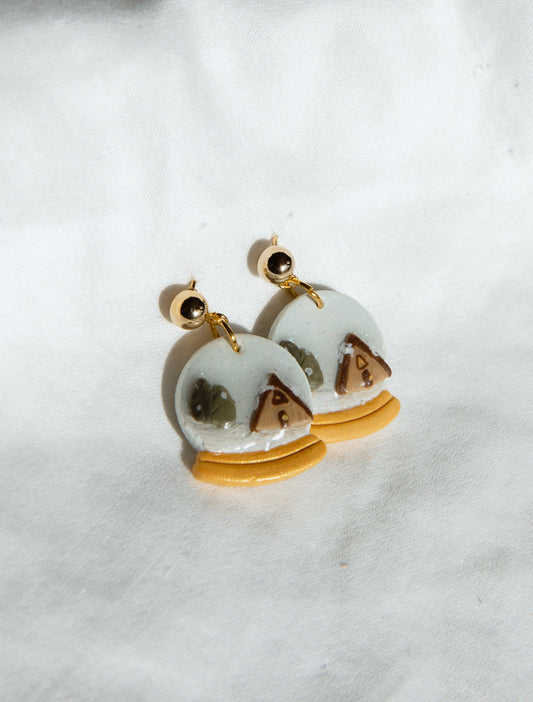 Snow Globe Earrings